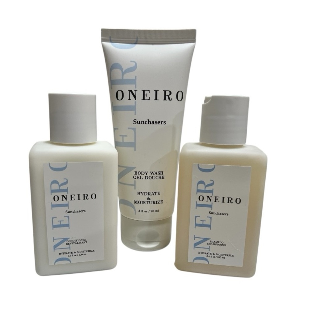 Oneiro Sunchasers Shampoo, Conditioner & Body Wash Bundle - Hair Care Natural